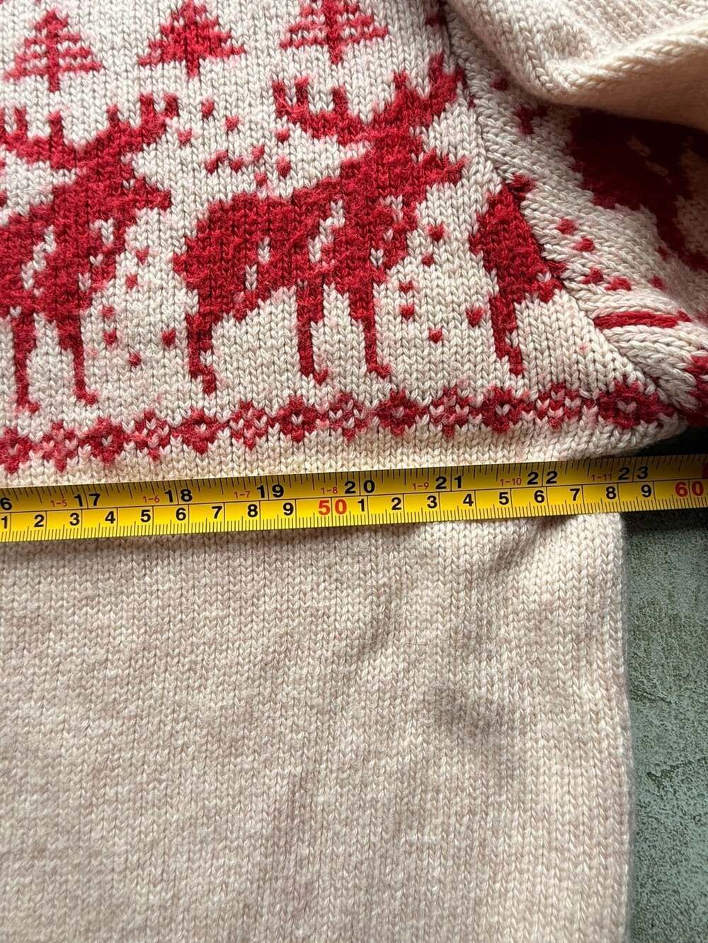 Kiel James Patrick The McCallister Sweater Size XL Reindeer Nordic - Picture 5 of 6